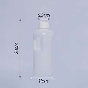 Botella de Plástico HDPE de 1500 ml con Tapa de Rosca, Apta para Alimentos, para Detergente, Yogur, Mermelada, Venta al Por Mayor, Exportación, Proveedor de Alta Calidad - Product Image 2