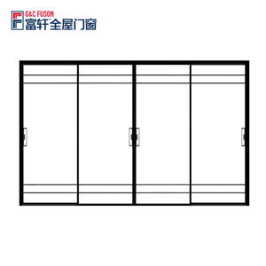 Perfiles de aluminio de diseño moderno Fuson, puertas y ventanas corredizas de alta venta para residencia y apartamento, venta al por mayor, nuevas tendencias - Product Image 5