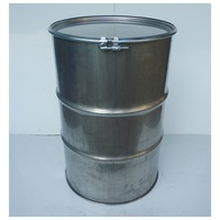 Qualité supérieure 55 gallons 200L tête ouverte En Acier Inoxydable Baril En Acier