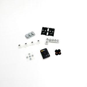 Bộ nút silicon chống thấm nước ODM phím điều khiển Silicone đúc CNC chính xác - Product Image 4