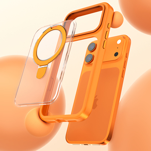 เคสใสแม่เหล็กแบบถอดแผ่นหลังได้สำหรับ APPLE สำหรับ iPhone 15 14 <span class=keywords><strong>13</strong></span> <span class=keywords><strong>12</strong></span> 11 <span class=keywords><strong>Pro</strong></span> <span class=keywords><strong>Max</strong></span> 16 Plus 17 Air 16e รองรับการชาร์จไร้สาย - Product Image 1