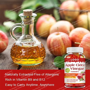 OEM đường miễn phí APPLE CIDER dấm Gummy gấu detox giảm cân hỗ trợ chất chống oxy hóa ruột tiêu hóa sức khỏe tăng cường khả năng miễn dịch - Product Image 3