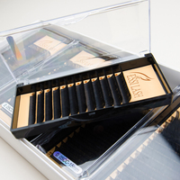 Extensions de cils noirs de haute qualité, excellent service client, extensions de cils en soie cachemire faites à la main, fournitures pour extensions de cils volumineuses