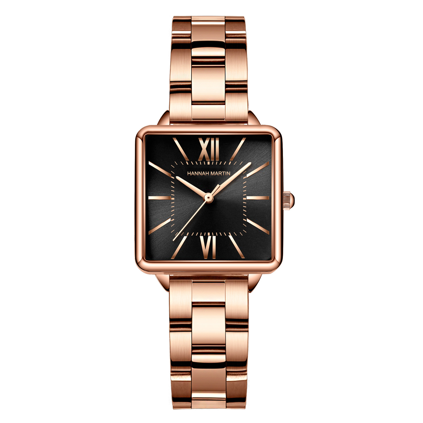 Rose gold black