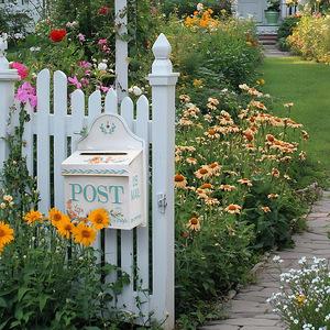 Boîte <span class=keywords><strong>aux</strong></span> <span class=keywords><strong>lettres</strong></span> extérieure en ferronnerie murale d'<span class=keywords><strong>entrée</strong></span> de jardin frais de style européen avec boîte de livraison décorative en relief tridimensionnel - Product Image 4