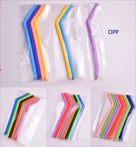 Ready Stock Hot Selling Ecologic Collapsible Disposable Silicone <b>Drinking</b> Straw Food Grade <b>Bar</b> Accessories Free Sample - Product Image 5