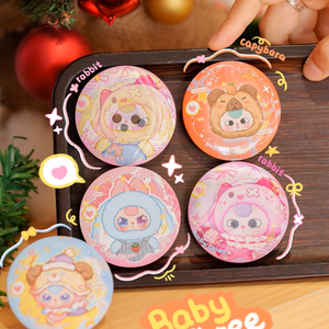 Officiel Baby Three Meng Meng Baji Baji Blind Box Figurine de collection tendance, Badge et Porte-clés, Cadeau - Product Image 5