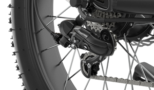 Bicicleta de Montaña de Alta Potencia de 1200W con Llantas Grandes, 48V 18A, Sin Electricidad, Hd-b3 - Product Image 6