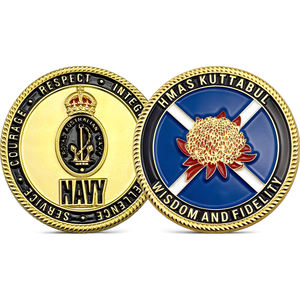 Pièce de monnaie en métal plaquée argent, de collection, avec relief 2D et 3D, commémorative du Défi d'Intelligence Géospatiale Australienne et du Combat Contre le Terrorisme - Product Image 3