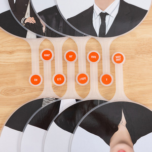 Nouveau 2026 – Merchandising K-pop personnalisé : Éventail en PVC pour concert, avec photo d'idole, grand format, pour fans de K-pop - Product Image 2