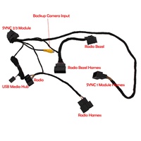 Harness Konversi Daya PNP Kustom 4" hingga 8" untuk Upgrade Ford SYNC 1 SYNC 2 ke SYNC 3