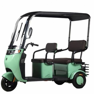 Tricycle électrique 60V 20Ah en acier au carbone, scooter à 3 roues, puissance 800W, carrosserie ouverte pour passagers - Vente chaude - Product Image 5
