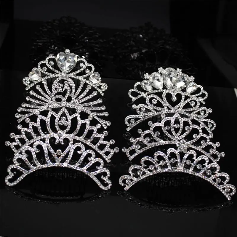 Hot Sales children's rhinestone Bridal Hair Accessories Tiaras Crown Princess Accessories Jewelry For Party Tiara For Kids