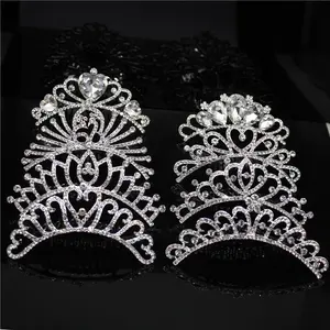 Tiara con diamantes de imitación para niña, accesorios para el cabello, corona, Princesa, joyería para fiesta, gran oferta