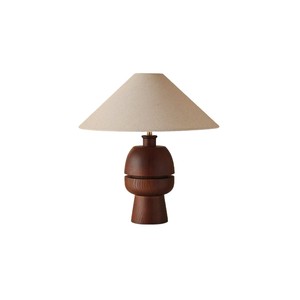 Lámpara de mesa estilo francés vintage, madera maciza, bombilla LED E26, control de interruptor para dormitorio o estudio - Product Image 5