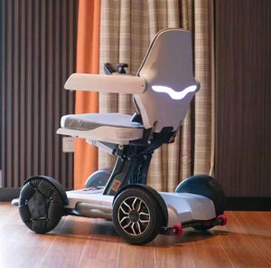 Silla de ruedas portátil inteligente con batería de litio ternaria, 4 ruedas, silla de ruedas desmontable, silla de ruedas eléctrica Plegable ligera - Product Image 2