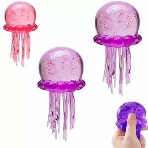 Poulpe en caoutchouc souple de simulation, produit transfrontalier très vendu, anti-stress, pour la relaxation et le pétrissage, NEE D0HH, jouet aquatique de plage - Product Image 6