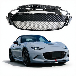 Griglia Anteriore per Auto <span class=keywords><strong>MX</strong></span> 5 ND1 ND2, Griglia a Nido d'Ape in ABS Nero Lucido per <span class=keywords><strong>Mazda</strong></span> <span class=keywords><strong>MX</strong></span> 5 ND1 ND2 2015-2026 - Product Image 1