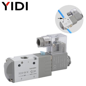3V210-08 Luft pneumatisches Magnetventil <span class=keywords><strong>2</strong></span> Position 3-Wege-Steuerventil AC 24V 36V 110V 220V DC 12V 24V mit Anschluss schall dämpfer - Product Image 4