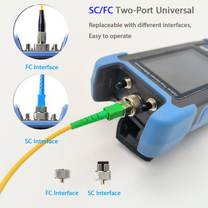 Ftth 1310/1550Nm Fibra Activa Mini Optical Otdr <span class=keywords><strong>Tester</strong></span> Machine Precio de fibra óptica con adaptador FC/SC - Product Image 3