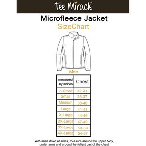 Custom Men's Lightweight Fleece <b>Zip</b> <b>Up</b> <b>Jacket</b> Custom Embroidery Moisture Control Casual Outerwear - Product Image 3