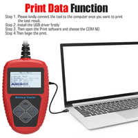 Professional Digital Automotive Diagnostic Tool Testing Batteries Alternator Cars Motorcycles Trucks Load Capacity 100-2000 CCA