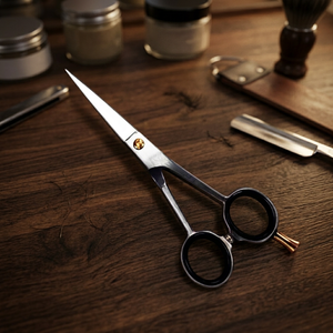 Juego de Tijeras de Peluquería Profesionales de 5 Pulgadas, Acero Inoxidable con Acabado Mate, Mango Largo para Diestros, Hechas en Japón - Product Image 3