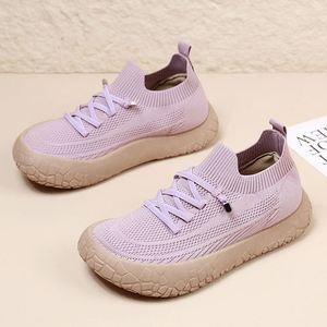 Ultra-Lightweight Women's Mesh Walking Sneakers | Easy Slip-on Comfort Shoes | Breathable Woven Sport <b>Trainers</b> for Commuting - Product Image 6