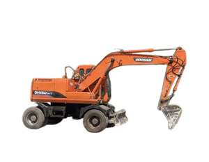Excavateur à roue Dh150w-7 Doosan d'occasion avec bulldozer Composants inclus Moteur Moteur Pompe Roulement à engrenages Garantie 1 an - Product Image 1