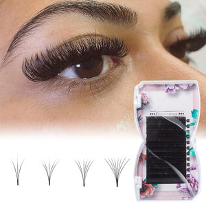 Extensions de cils volume effet faux 100% faites à la main, pose rapide, plateaux de cils 0.05 0.07, haute efficacité de greffage - Product Image 1