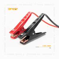 Cables de Arranque para Batería de Coche de 300A/500A, 2.5M, Núcleo de Cobre Puro, Aislamiento de PVC-25, Abrazaderas, Cables de Rescate de Arranque de Emergencia