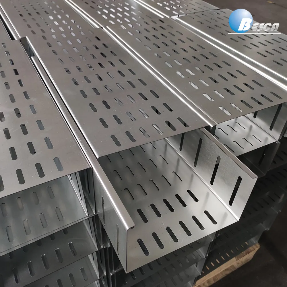 Perforated Tray Galvanized HDG Hot Dip Galvanized Perforated Cable Tray Manufacturer
