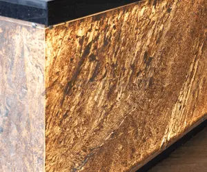 Tự nhiên siêu mỏng mờ đá cẩm thạch da có thể uốn cong linh hoạt đá trang trí Rock slab Bar nền tường