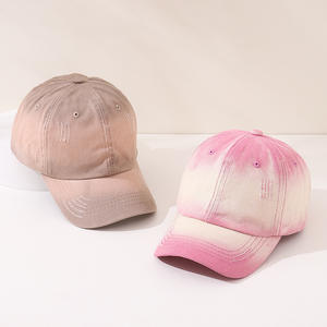 विंटेज वॉश डेनिम समायोज्य कस्टम लोगो आउटडोर खेल सूरज ढाल परेशान बेसबॉल बच्चों कैप - Product Image 4