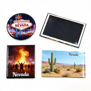Imán de nevera con luces de neón de entretenimiento de casinos, recuerdo de Lake Tahoe, Nevada, Las Vegas Strip, para venta al por mayor y al por menor - Product Image 1