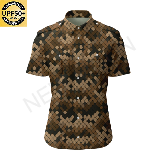 Chemise camouflage pixellisée
