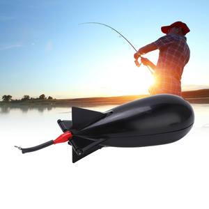 Lanceur d'appâts Mangeoire à carpe Grande bombe Flotteur Leurre Porte-appât Mangeoire de pêche Outil de nidification Noir - Product Image 5