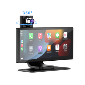 8.9'' Carplay <strong>MP5</strong> Rotatable 4G Lens Camera HD Wireless <strong>Android</strong> Auto Car Stereo for Bluetooth Audio 5G <strong>WiFi</strong> Connection Dashcam - Product Image 2