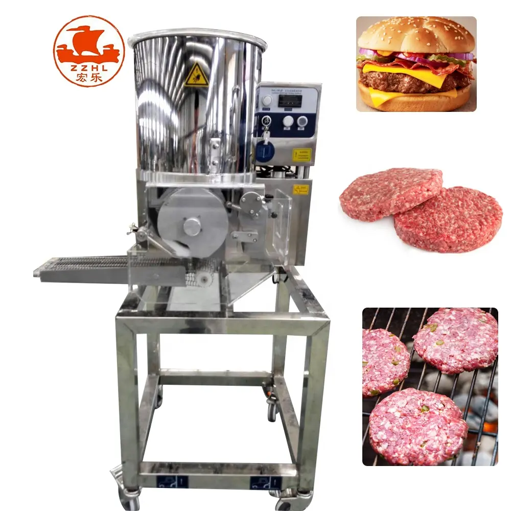 الغذاء استخدام همبرغر آلة برغر باتي برغر صنع آلة ماكينة تقطيع اللحم فطيرة تشكيل آلة للبيع