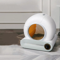 Toilettes électriques automatiques pour chats Tuya APP Autonettoyant Smart Pet Robot automatisé Bac à litière pour chat