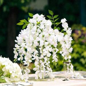 Guirnalda de Flores Artificiales de Tela Realista LANJO de Varias Longitudes (75cm-110cm) para el Día de la Madre y Año Nuevo - Product Image 3