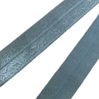 Brillant 2cm demi-plié chevrons ourlé bande élastique brillant Jacquard maison Textile couture bricolage Nylon Spandex caoutchouc pour sangle