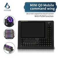 Kapasitif Dokunmatik Ekranlı Mini Ma Wing Konsol Fader'ı Sahne Mini DMX Aydınlatma Kontrol Cihazı için