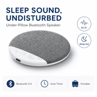 Nouvelle Enceinte de Chevet X3PRO Transfrontalière, Disque Musical pour le Sommeil à Poser sous l'Oreiller, Haute Qualité, pour Boîtier de Bruit Blanc 5.3, Batterie