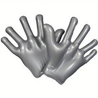 Pompons de cheering gonflables en PVC, doigts gonflables promotionnels pour événements sportifs et publicité
