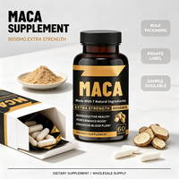 Capsules de racine de maca extra forte 8050 mg avec 7 ingrédients naturels Complément alimentaire
