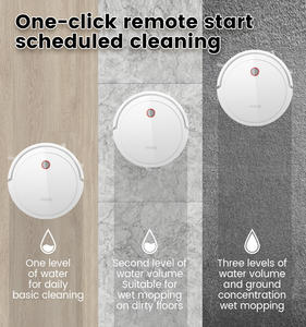 Hikins <span class=keywords><strong>886</strong></span> Guangdong nettoyage automatique balayage et vadrouille humide multifonctionnel Smart Mop aspirateur <span class=keywords><strong>Robot</strong></span> - Product Image 2