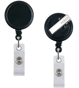 Nuevo caso de permiso de trabajo personal empleado trabajo autobús pase tarjeta cubierta ID etiqueta nombre insignia titular retráctil insignia carrete - Product Image 3