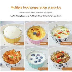 Barquettes jetables en aluminium avec couvercles pour desserts à emporter, <span class=keywords><strong>pain</strong></span> et pouding - Product Image 6