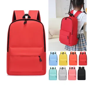 OMASKA wholesale hot sale polyester 15.6 inch large capacity children boy girls backpack small kids school bags backpack